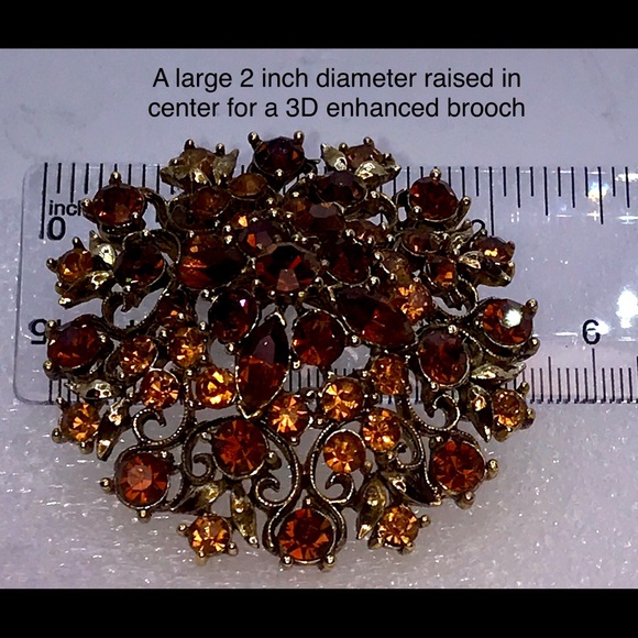 Vintage Lisner signed Brooch/Pin - Picture 5 of 6